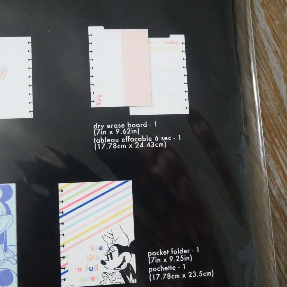 NEW Happy Planner Disney Minnie Mouse Classic Planner Companion Folders Papers